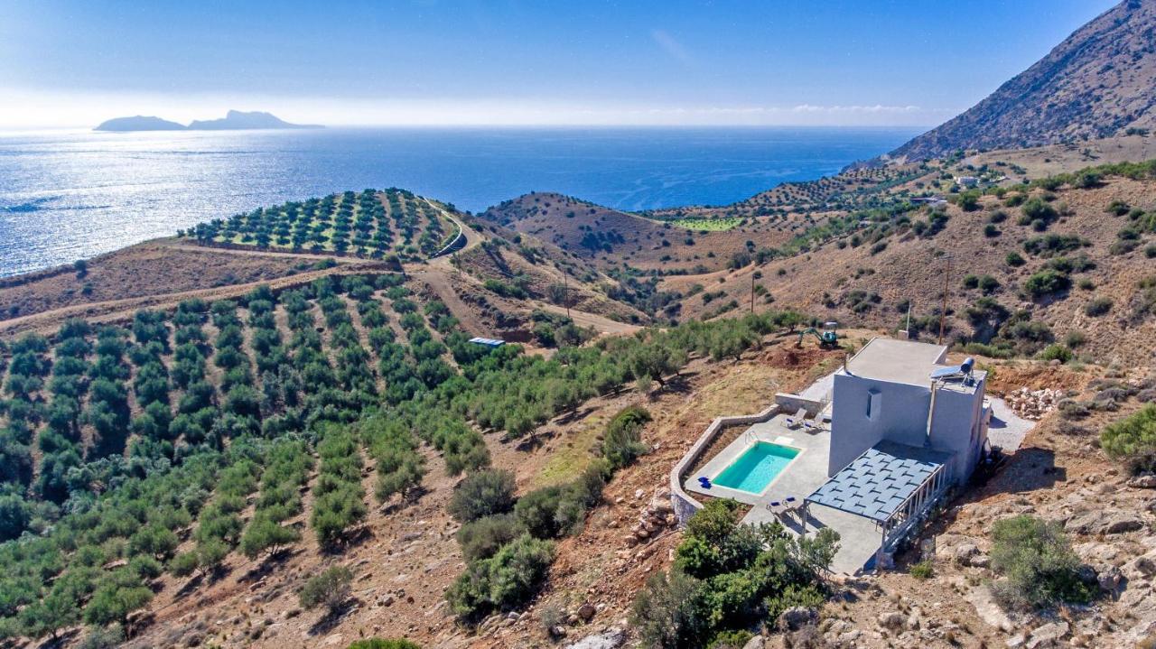 Tranquil Sea View Villa With Private Pool, Just 2Km From The Beach! Агиа Галини Экстерьер фото