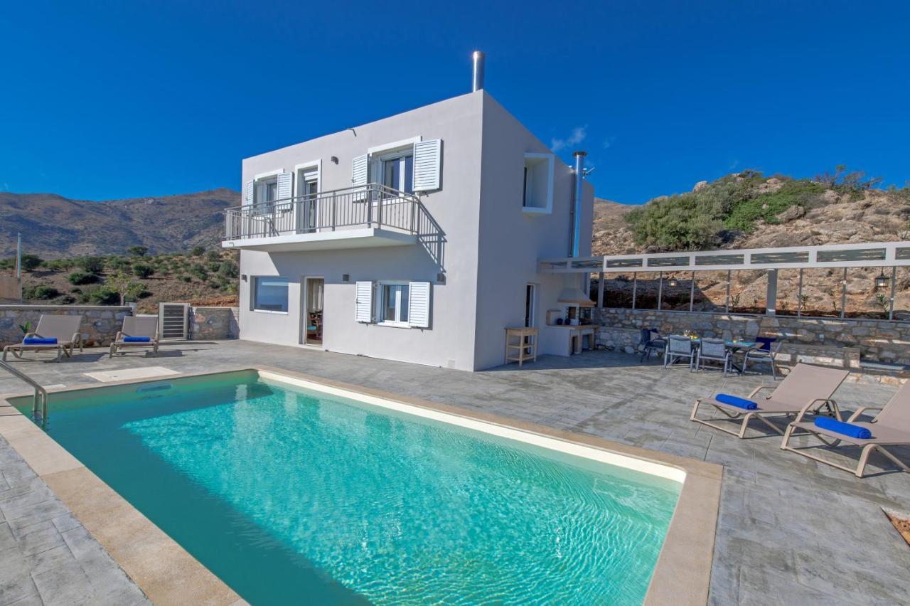 Tranquil Sea View Villa With Private Pool, Just 2Km From The Beach! Агиа Галини Экстерьер фото