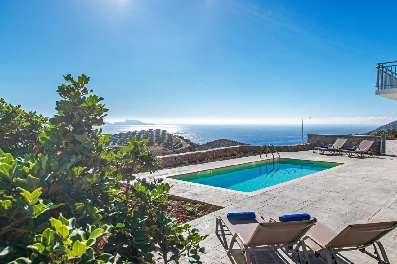 Tranquil Sea View Villa With Private Pool, Just 2Km From The Beach! Агиа Галини Экстерьер фото