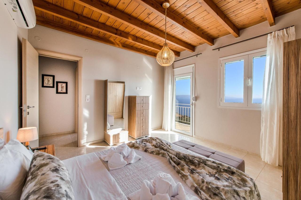 Tranquil Sea View Villa With Private Pool, Just 2Km From The Beach! Агиа Галини Экстерьер фото
