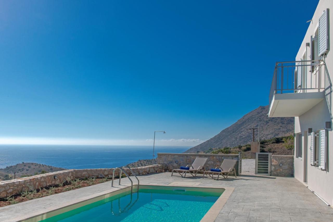 Tranquil Sea View Villa With Private Pool, Just 2Km From The Beach! Агиа Галини Экстерьер фото