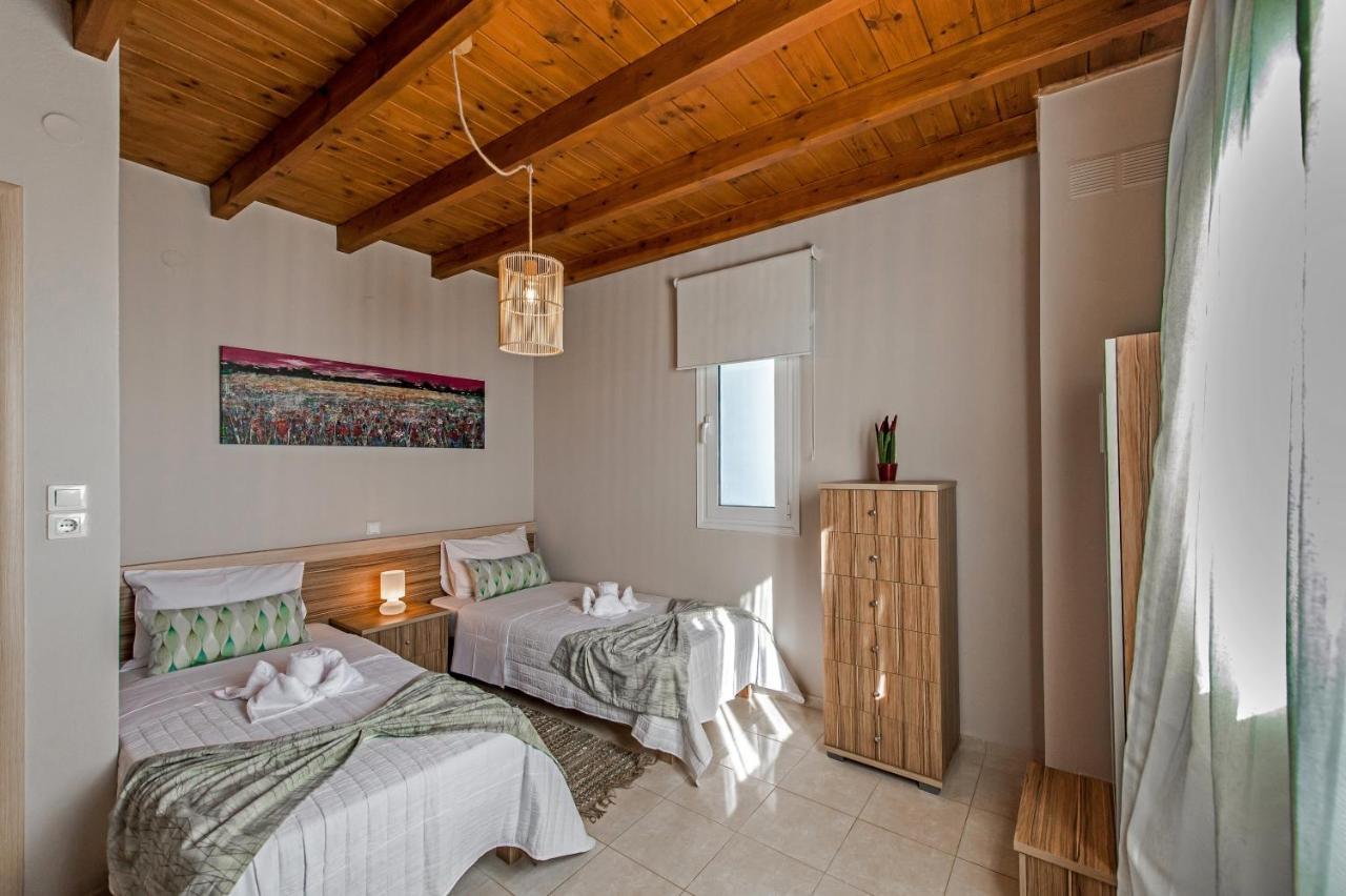 Tranquil Sea View Villa With Private Pool, Just 2Km From The Beach! Агиа Галини Экстерьер фото