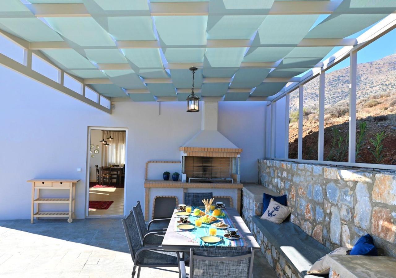 Tranquil Sea View Villa With Private Pool, Just 2Km From The Beach! Агиа Галини Экстерьер фото
