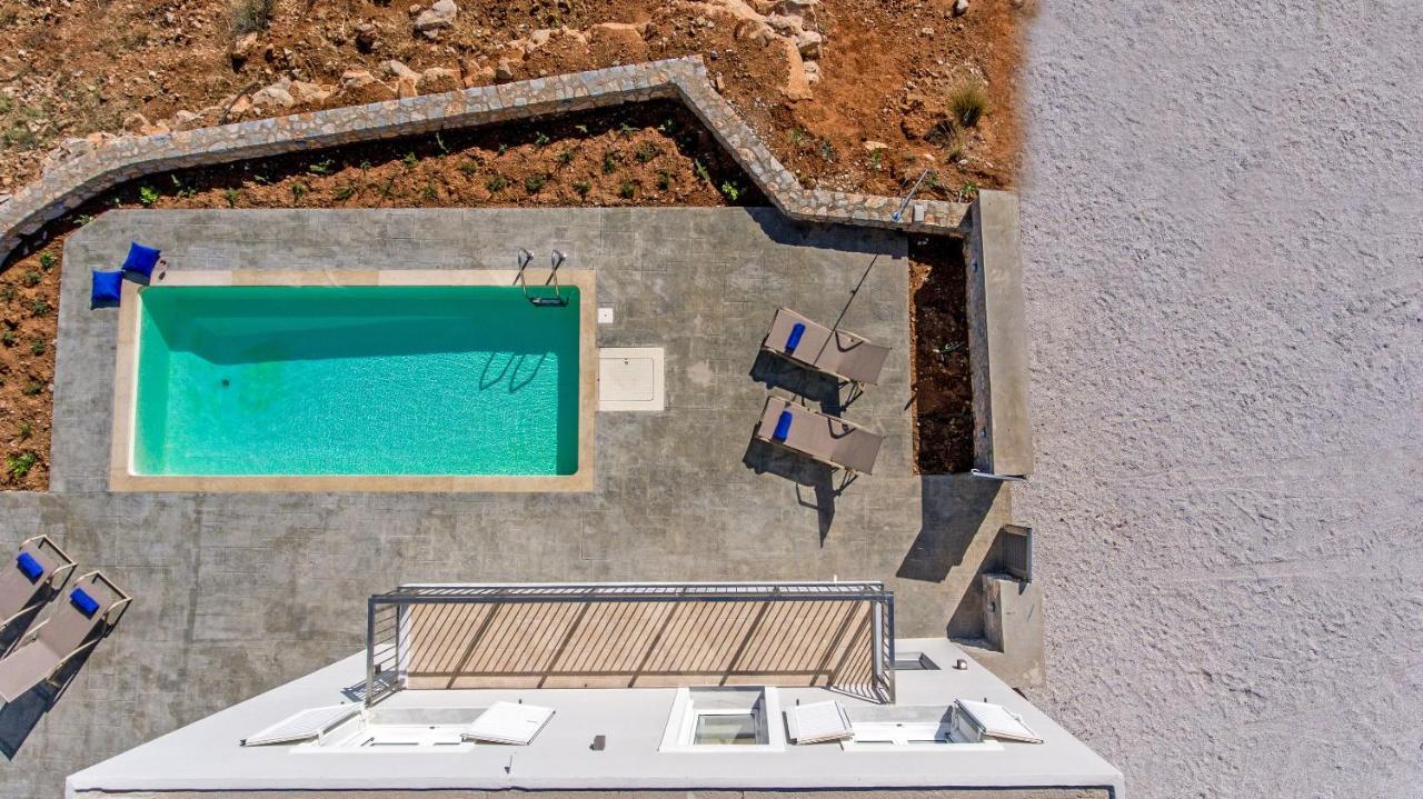 Tranquil Sea View Villa With Private Pool, Just 2Km From The Beach! Агиа Галини Экстерьер фото