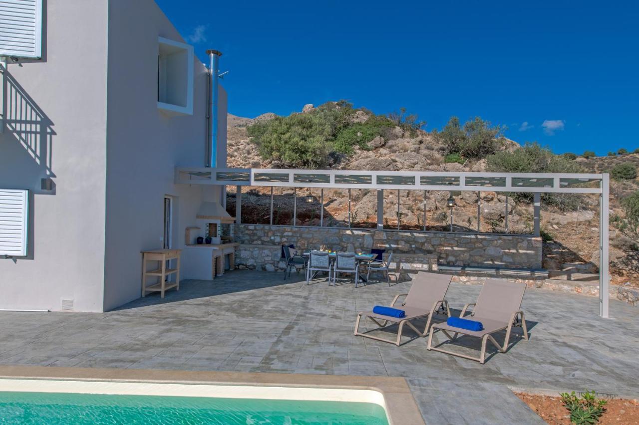 Tranquil Sea View Villa With Private Pool, Just 2Km From The Beach! Агиа Галини Экстерьер фото