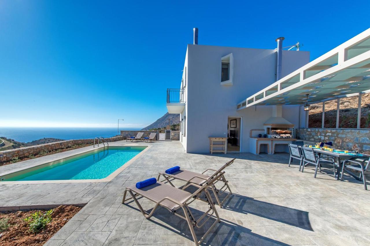 Tranquil Sea View Villa With Private Pool, Just 2Km From The Beach! Агиа Галини Экстерьер фото