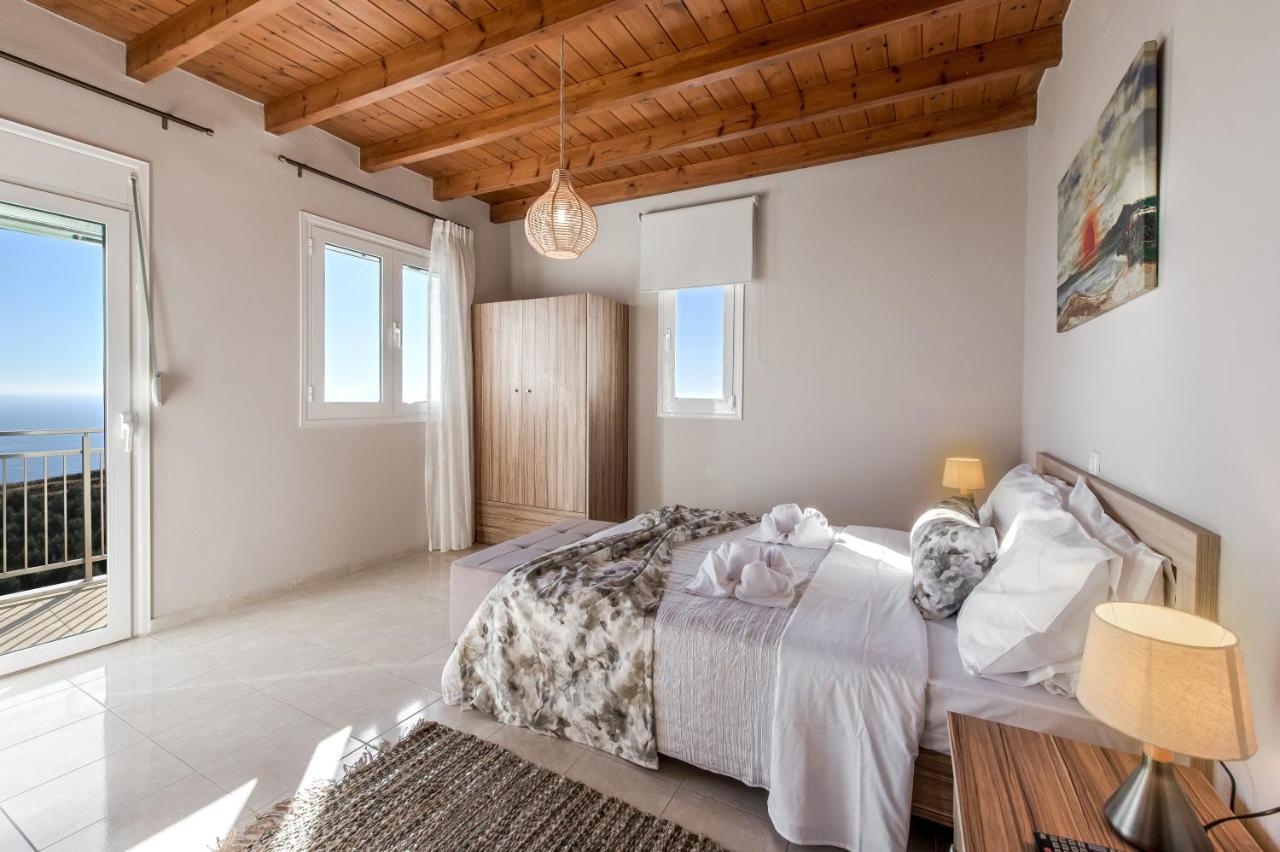 Tranquil Sea View Villa With Private Pool, Just 2Km From The Beach! Агиа Галини Экстерьер фото