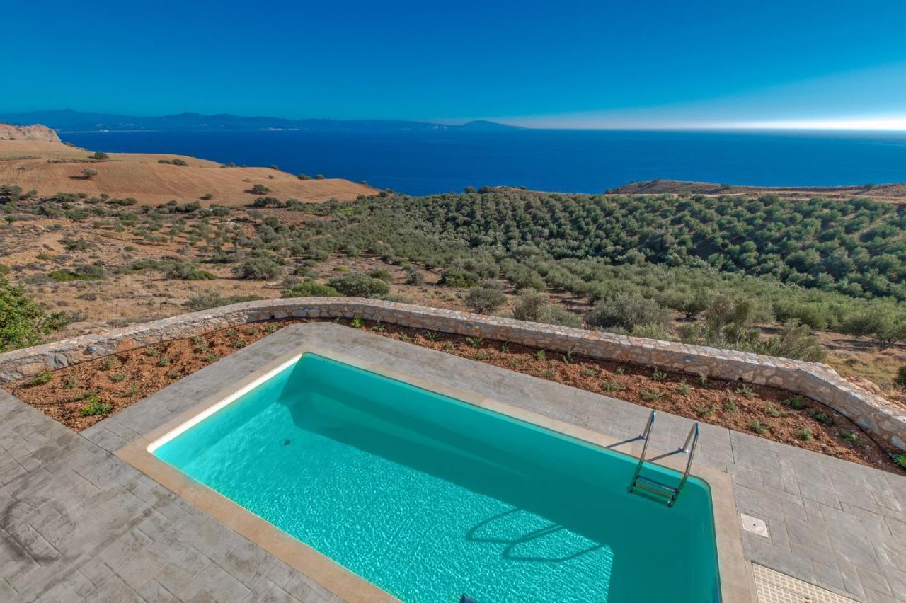 Tranquil Sea View Villa With Private Pool, Just 2Km From The Beach! Агиа Галини Экстерьер фото